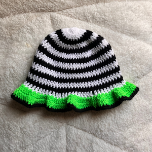 Beetlejuice Striped Bucket Hat