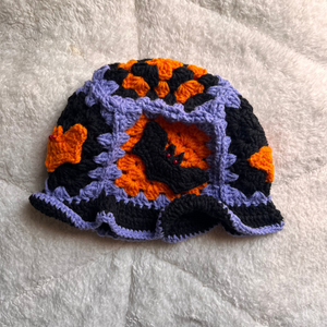 Bat Crochet Bucket Hat