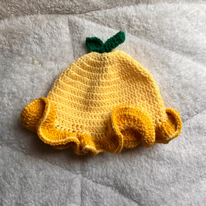 Lemon Crochet Bucket Hat