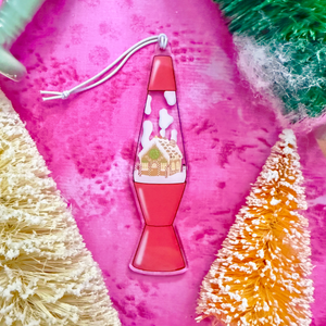 Christmas Lava Lamp Acrylic Ornament