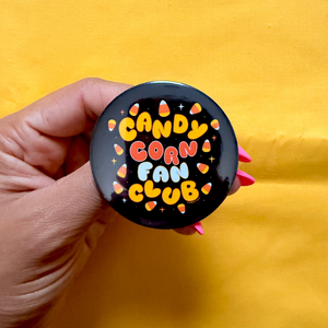 Candy Corn Fan Club Button