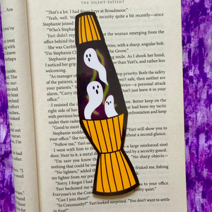 Ghost Lava Lamp Die Cut Bookmark