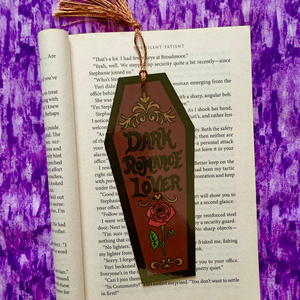 Dark Romance Lover Die Cut Bookmark