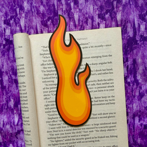 Flame Die Cut Bookmark