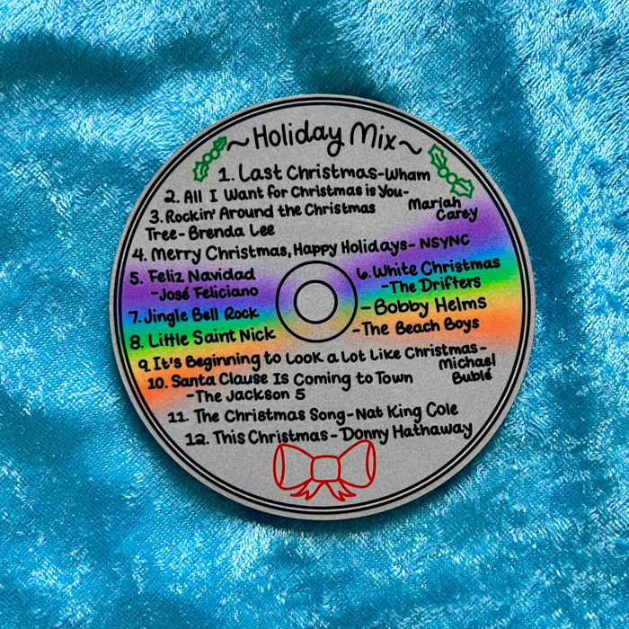 Christmas Songs Mixtape CD Coasters