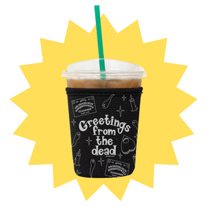 Greetings From the Dead Iced Coffee Sleeve
