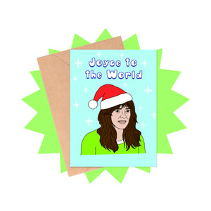 Joyce to the World Christmas Card