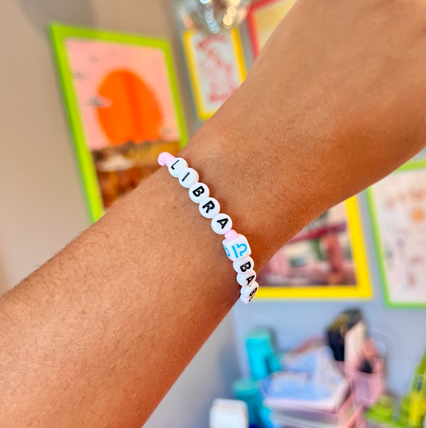 Cute letter 2025 bead bracelets