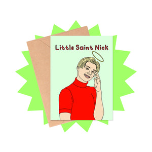 Little Saint Nick Christmas Card