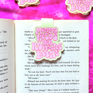 Momma Needs A Romance Book Magnetic Bookmark