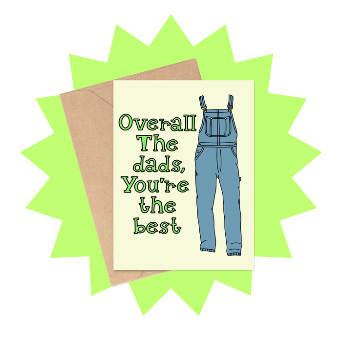 Overall Best Dad Card