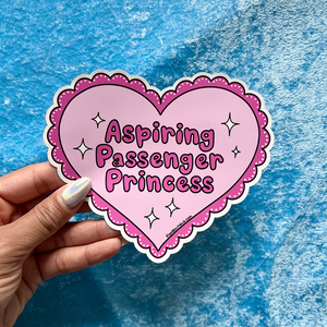 Passenger Princess Magnetic Bumper Sticker
