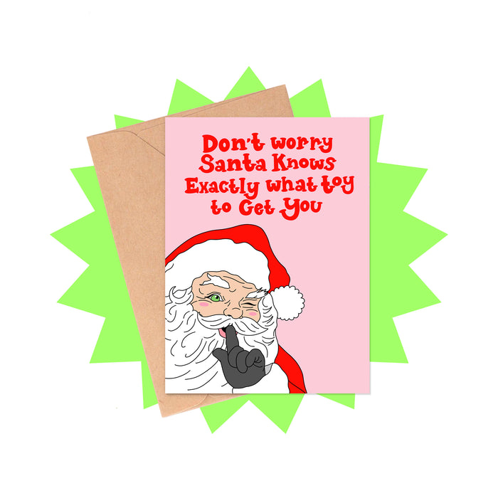 Santas Toys Christmas Card