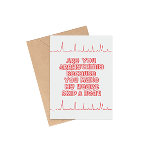 Skip A Beat Valentine's Day Card