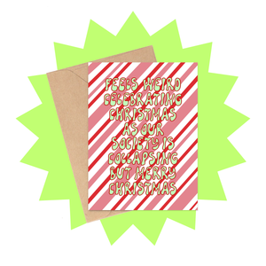 Society is Collapsing Christmas Card