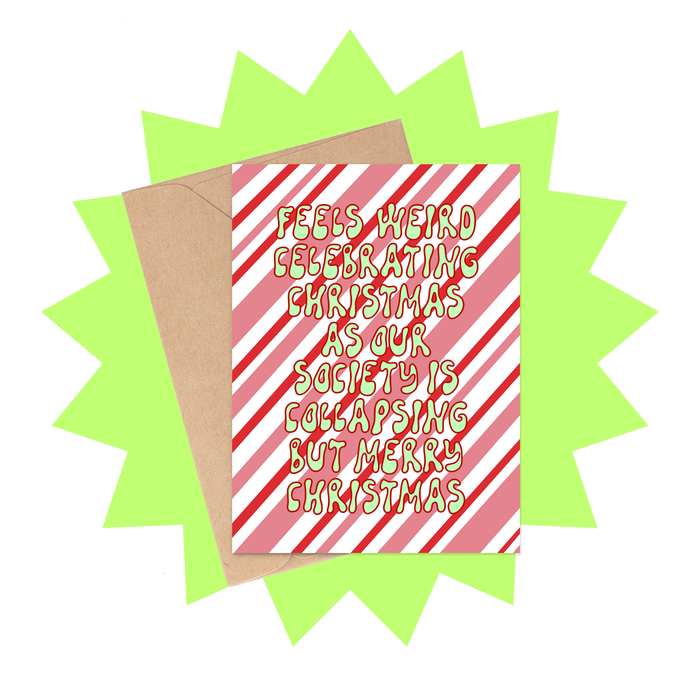 Society is Collapsing Christmas Card