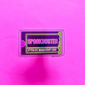 Spookbuster Clear Vinyl Sticker