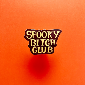 Spooky Bitch Club Vinyl Sticker