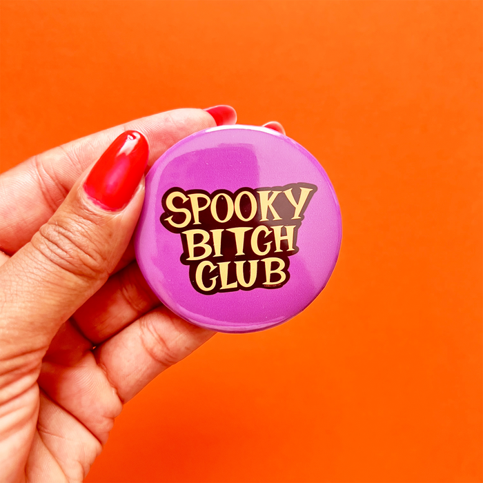 Spooky Bitch Club Button