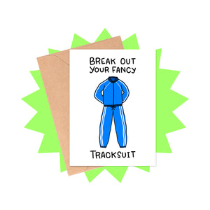 Tracksuit Father's Day Card