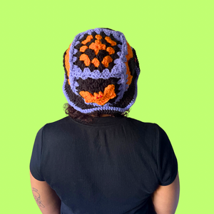 Bat Crochet Bucket Hat