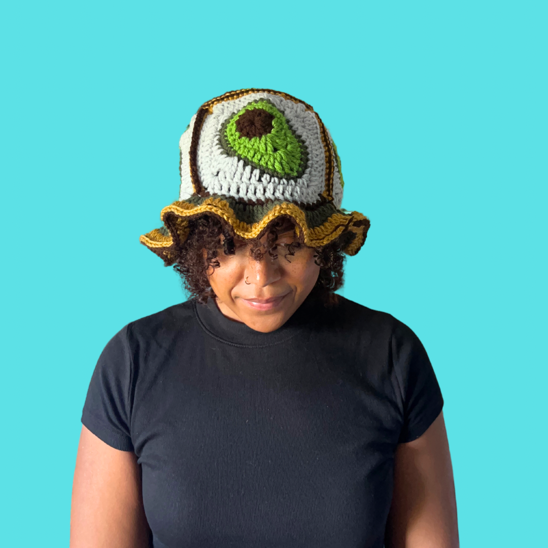 Gold Avocado Crochet Bucket Hat – Siyo Boutique Gold Avocado Crochet Bucket Hat – Siyo Boutique