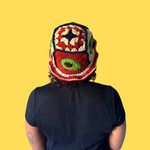 Red Avocado Crochet Bucket Hat