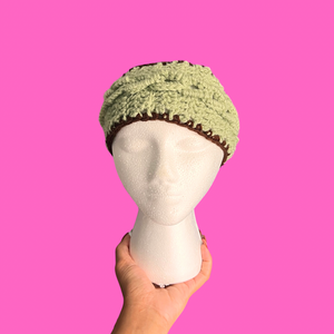 Chocolate Mint Crochet Headband