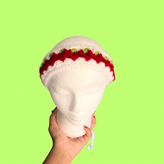 Strawberry Crochet Headband