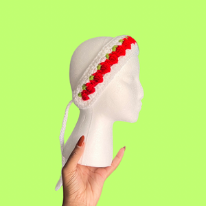 Strawberry Crochet Headband