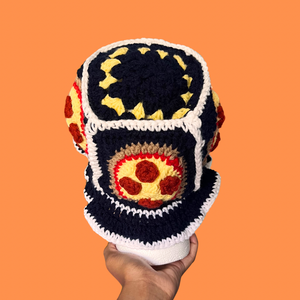 Pizza Classic Crochet Bucket Hat