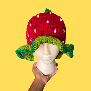 Watermelon Whole Crochet Bucket Hat