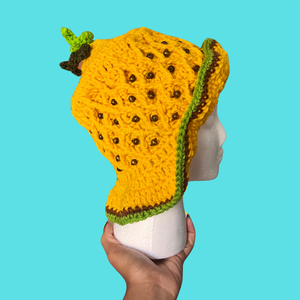 Pineapple Crochet Bucket Hat