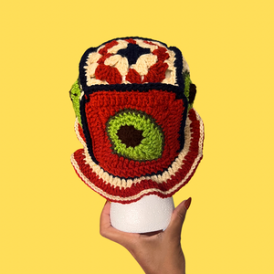 Red Avocado Crochet Bucket Hat