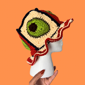 Red Avocado Crochet Bucket Hat