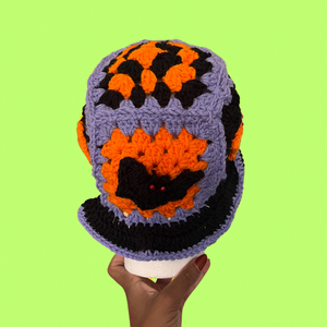 Bat Crochet Bucket Hat