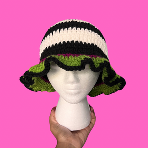 Halloween Stripes Bucket Hat