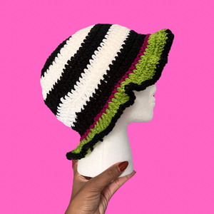 Halloween Stripes Bucket Hat