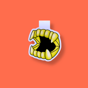 Vampire Teeth Magnetic Bookmark