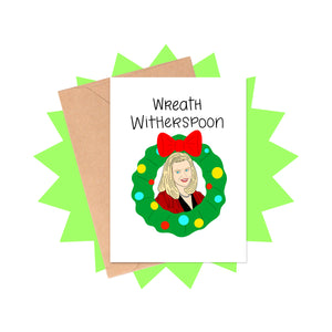 Wreath Witherspoon Christmas Card