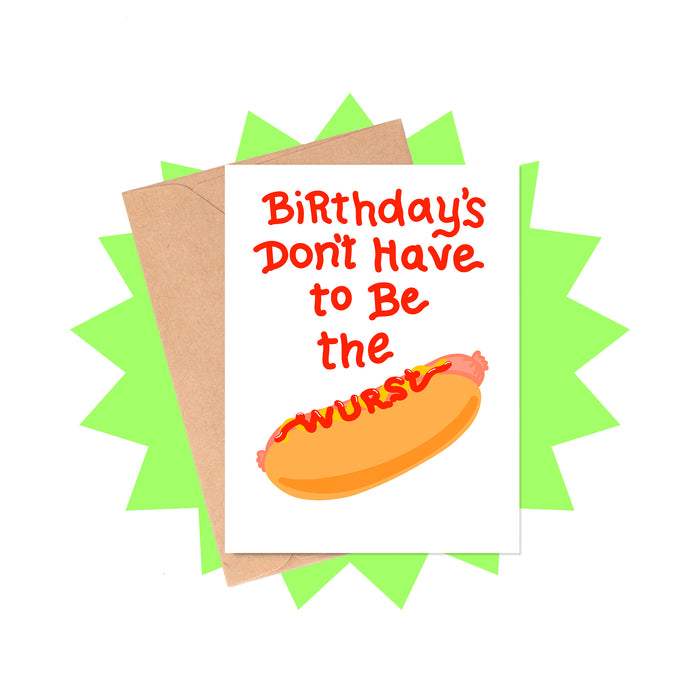 Wurst Birthday Card