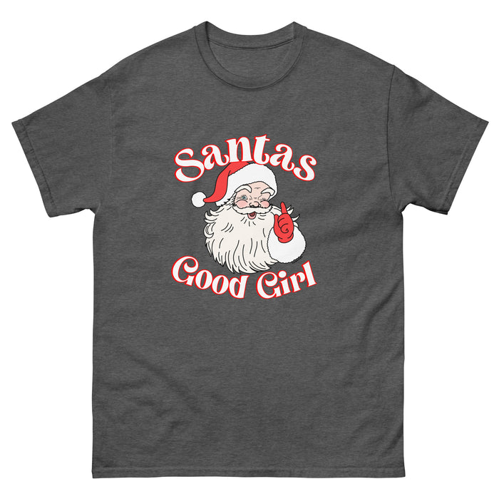 Santas Good Girl T-Shirt (White)