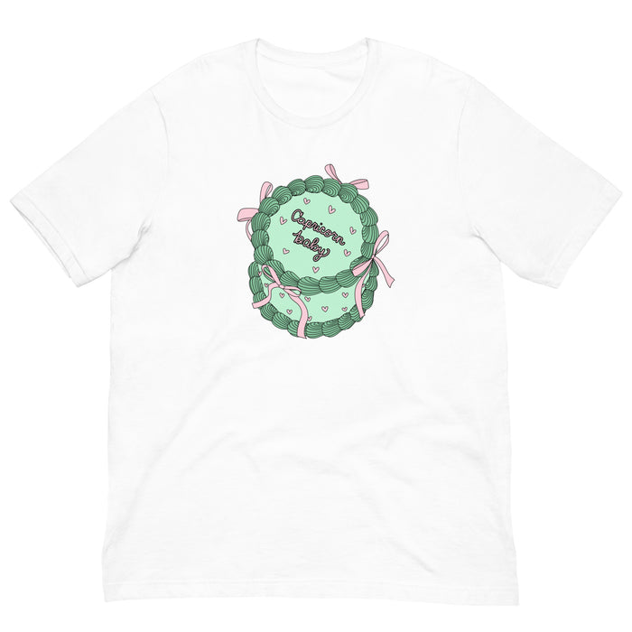 Capricorn Vintage Cake T-Shirt - Zodiac Unisex Tee