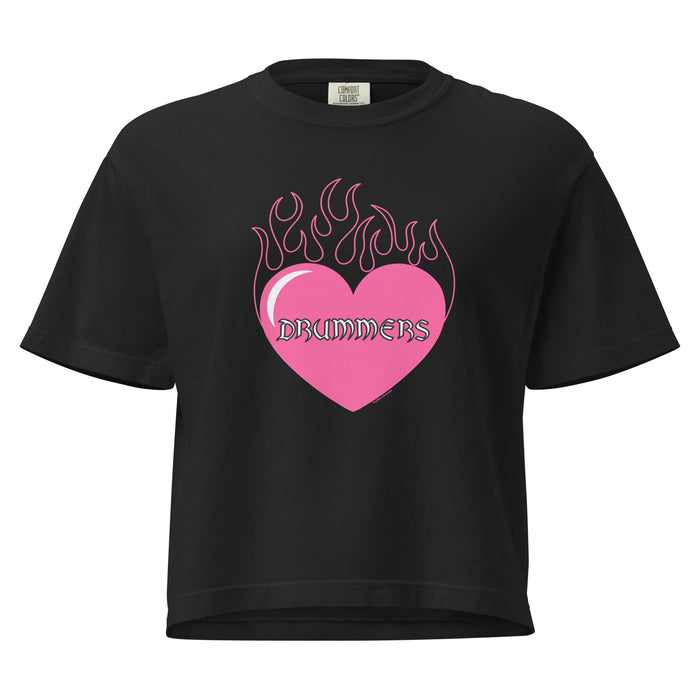 Drummer Lover Boxy Tee