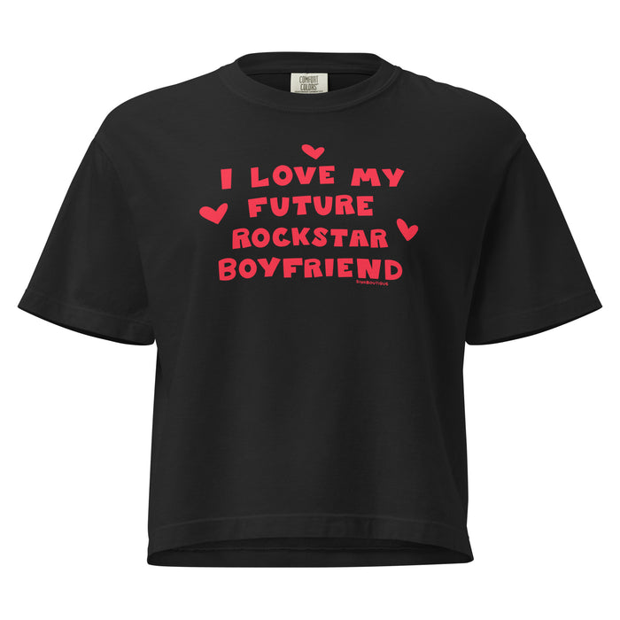 Rockstar Boyfriend Boxy Tee
