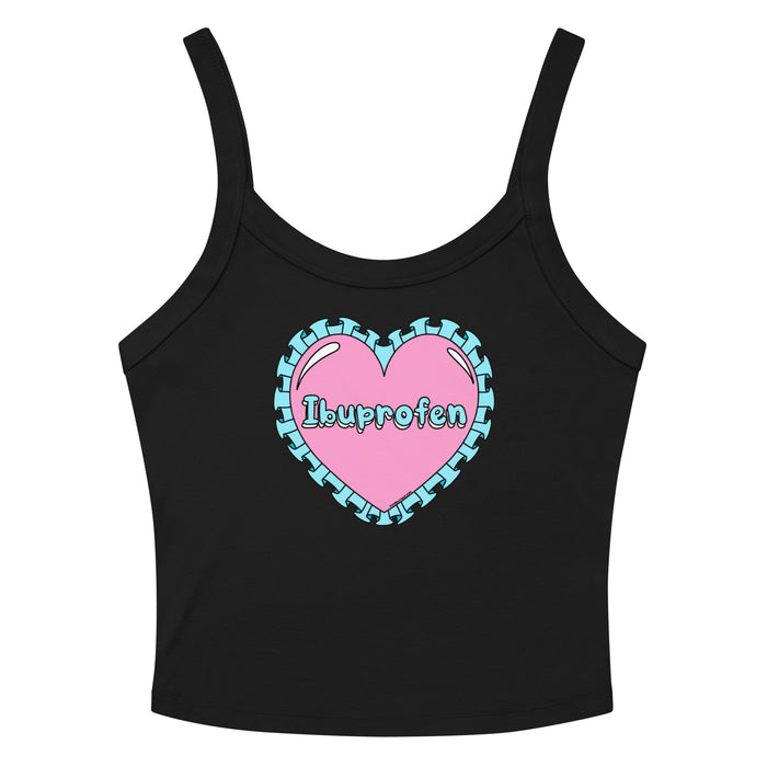Ibuprofen Love Micro-Rib Tank Top