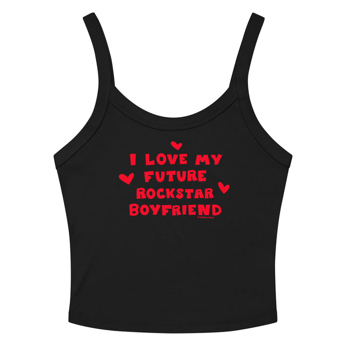Rockstar Boyfriend Micro-Rib Tank Top