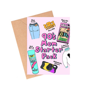 90s Mom Starter Pack Card