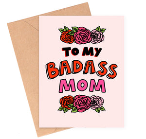 Badass Mom Mother's Day Card