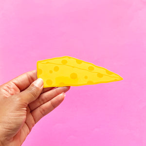 Cheese Die Cut Bookmark